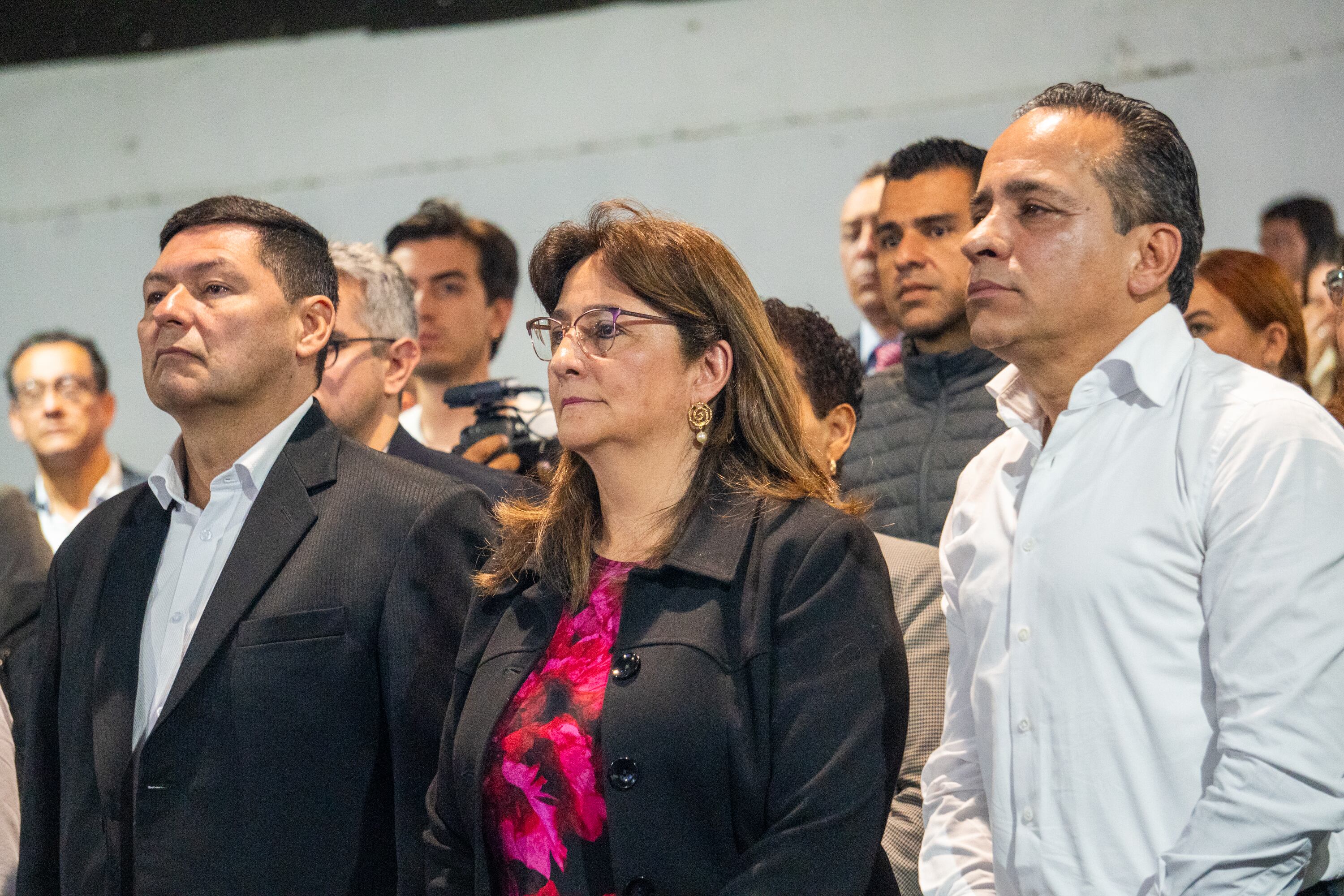 La ministra de Justicia, Ángela María Buitrago, y el director del DNP, Alexander López, visitaron la cárcel Modelo para avanzar en la construcción de un documento Conpes sobre la política penitenciaria del país. (Cortesía - Ministerio de Justicia)