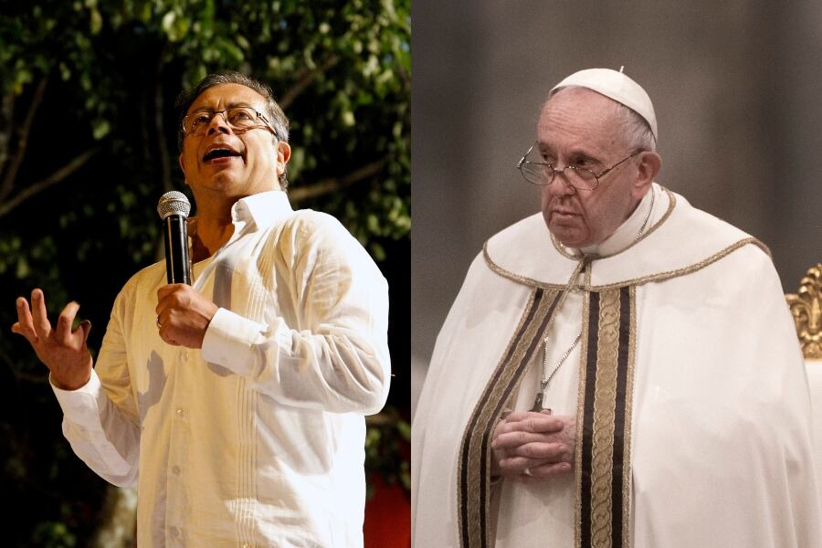 Gustavo Petro se reunió con el papa Francisco, ¿de qué hablaron en el encuentro? Fotos: Getty Images