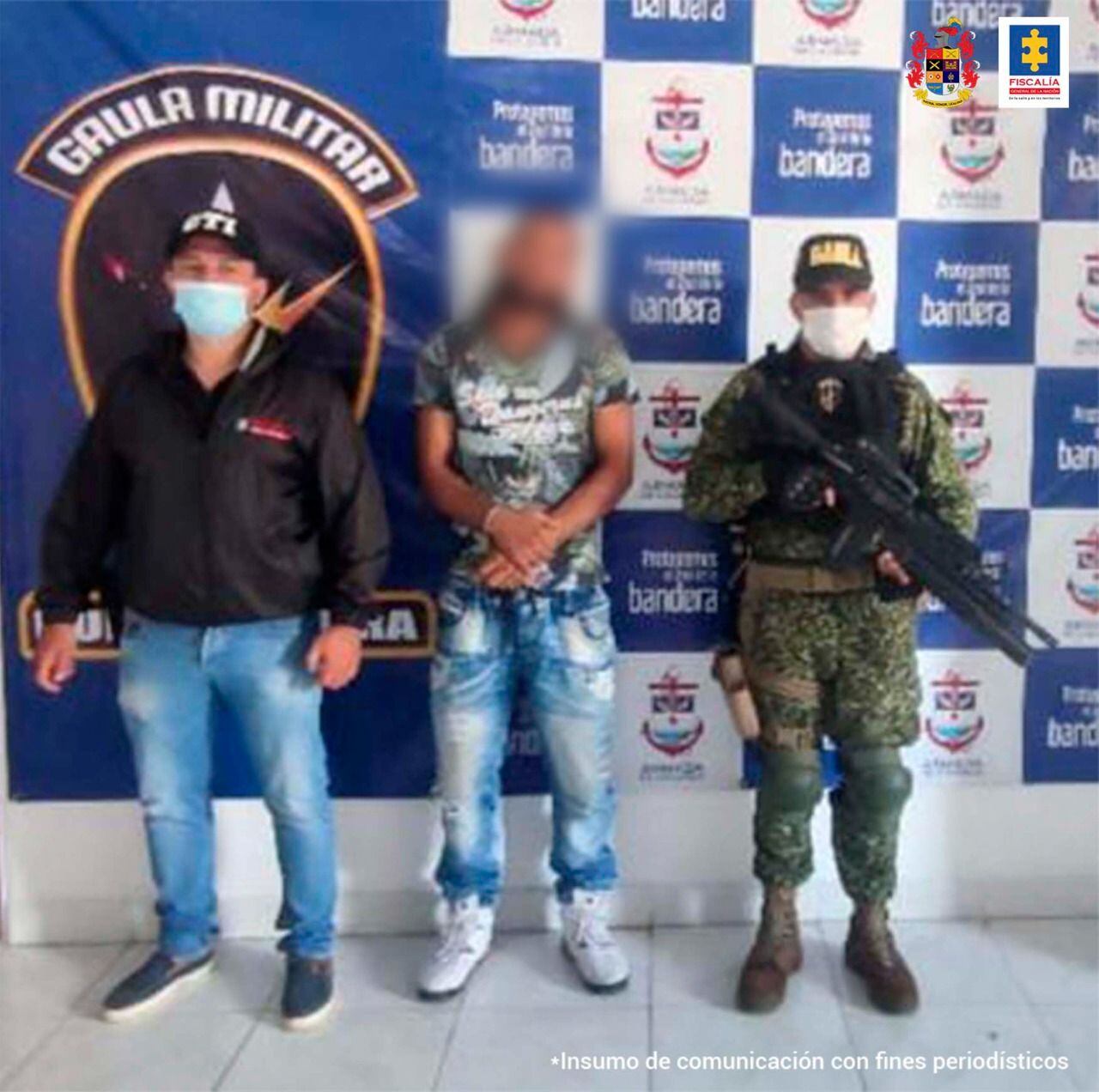 De acuerdo con la investigación, el sujeto sometía a la mujer a maltratos físicos y le causó una fractura en una de sus manos. Foto: Fiscalía.