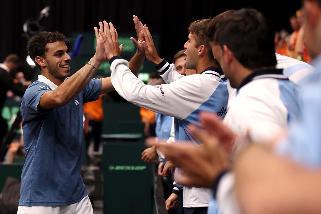 Francisco Cerundolo de Argentina. (Photo by Dean Mouhtaropoulos/Getty Images for ITF)