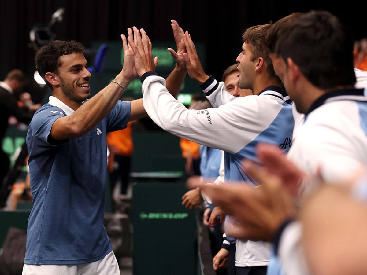 Argentina avanzó a la Final 8 de la Davis y España está contra las cuerdas