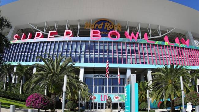 El Hard Rock Stadium tiene capacidad para 65.326 personas. Foto: Getty Images