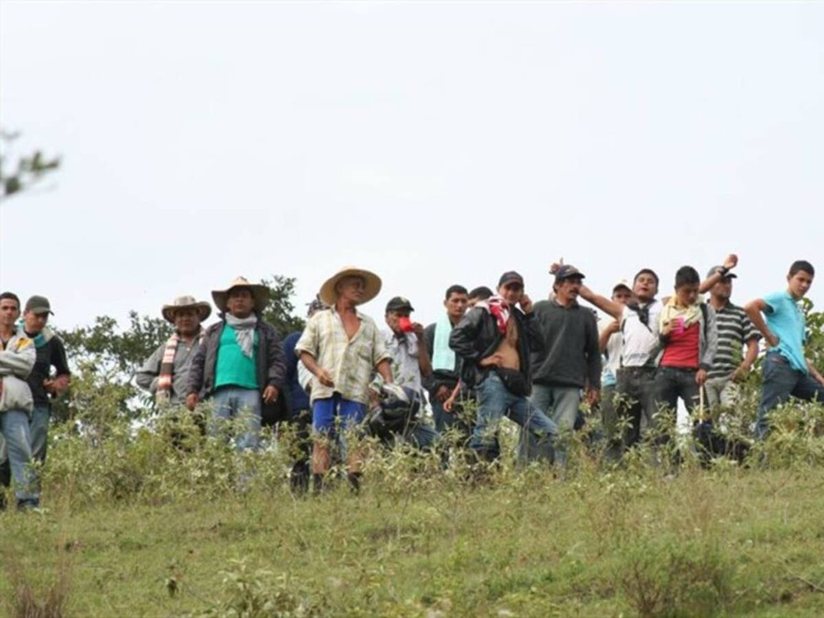 Campesinos en Putumayo anuncian movilización indefinida por la erradicación forzada