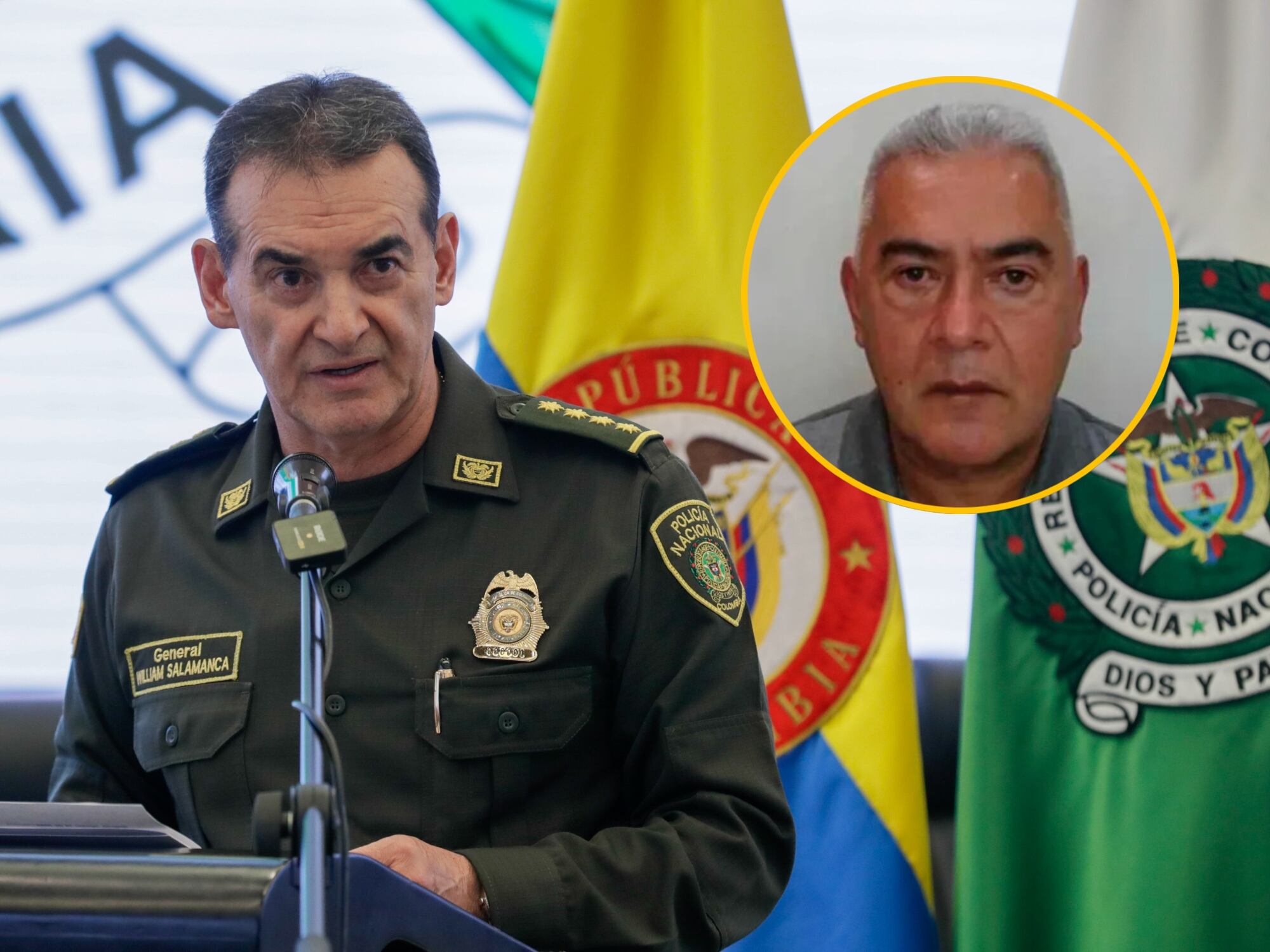 William René Salamanca y 'Papá Pitufo'. Fotos: Suministradas.