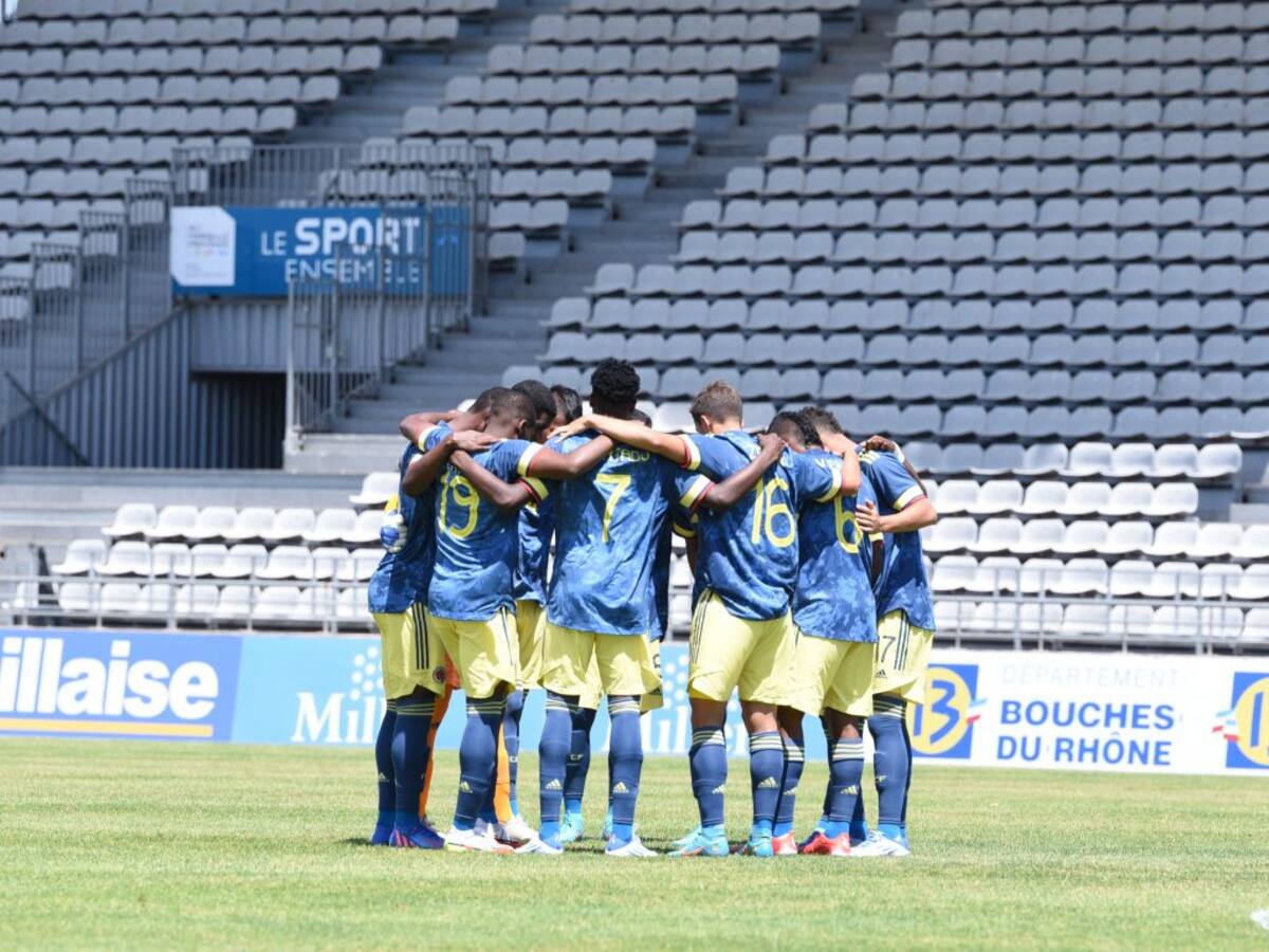 Selección Colombia sub-20 se despidió del Torneo Maurice Revello