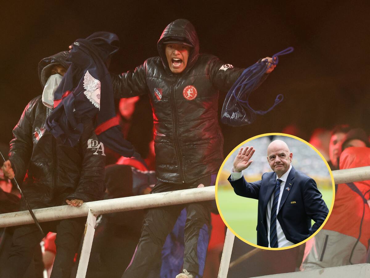 Infantino condenó los hechos de violencia en Independiente vs. U de Chile: “esperamos sanciones”