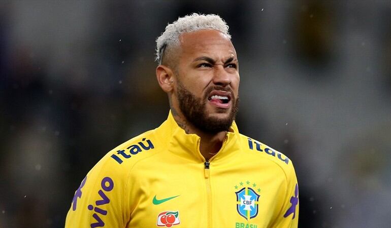 Neymar Jr ante Colombia por Eliminatorias Sudamericanas. Foto: Alexandre Schneider/Getty Images
