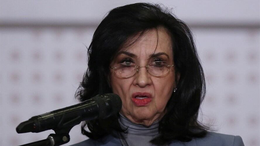 Claudia Blum tiene COVID-19. Foto: Colprensa - Camila Díaz