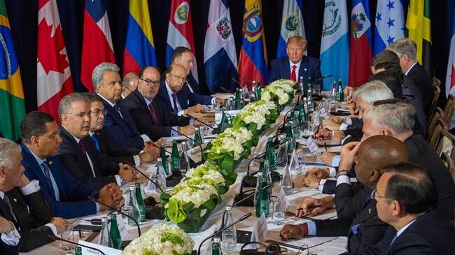 Duque pide mayores sanciones contra Maduro. Foto: Presidencia