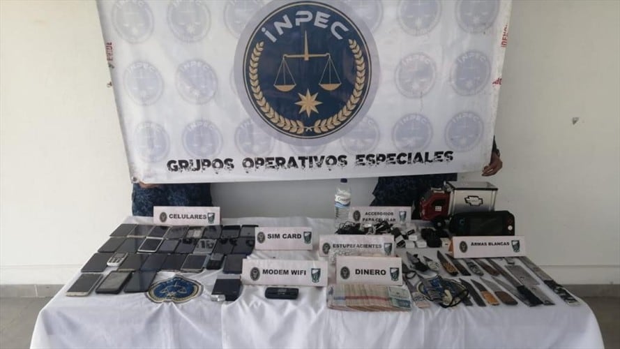 Un operativo efectuado en el Patio 11 de la estructura tres permitió el decomiso de varios elementos irregulares. Foto: Cortesía