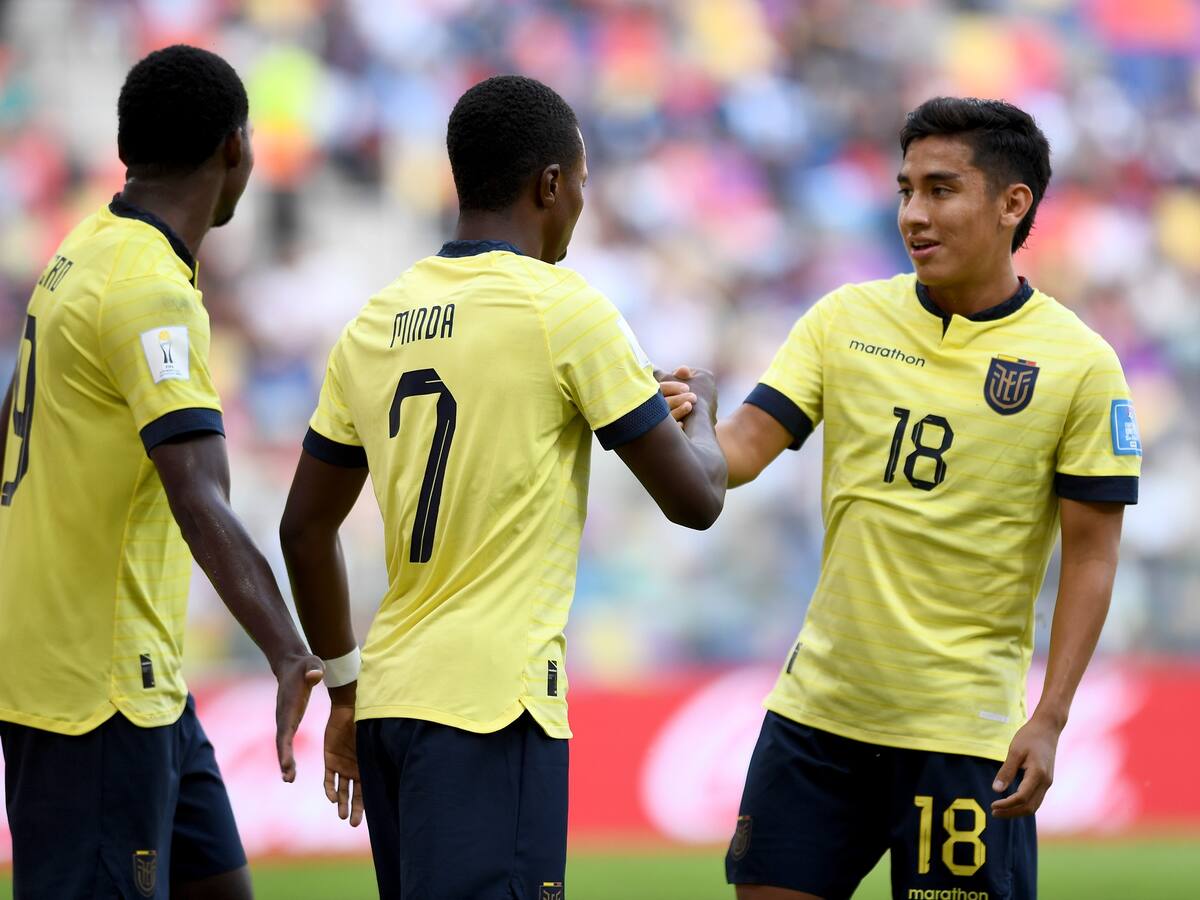 Ecuador, posible rival de Colombia, goleó 9-0 a Fiyi en el Mundial Sub-20
