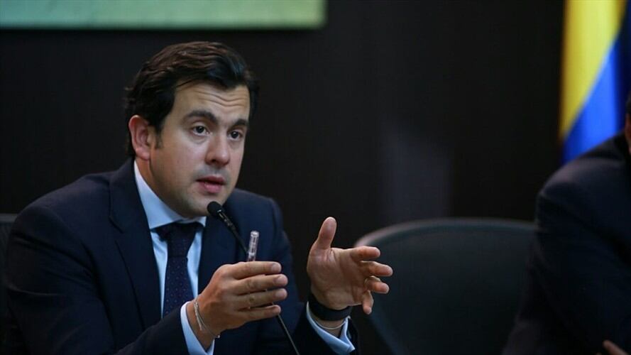 Rodrigo Lara señaló que el Gobierno "ha empleado todo su esfuerzo político" en evitar las sesiones presenciales. Foto: Colprensa / JUAN CAMILO DÍAZ
