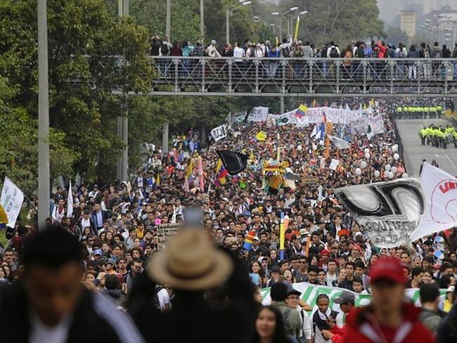 Destacamos el gran comportamiento durante las marchas estudiantiles: Jairo García