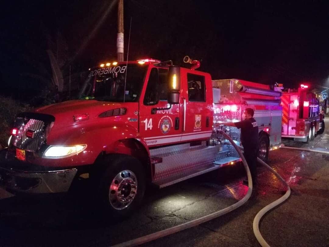 Bomberos en el Quindío- cortesía gobernación departamental