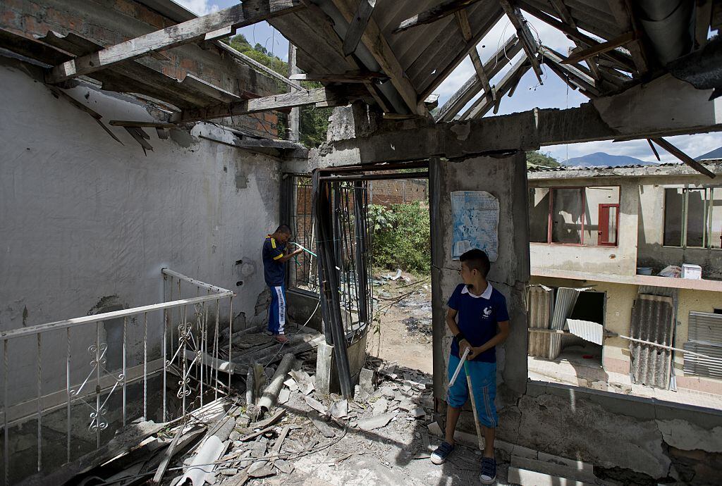 Imagen de referencia conflicto armado en Colombia (Photo credit should read LUIS ROBAYO/AFP via Getty Images)