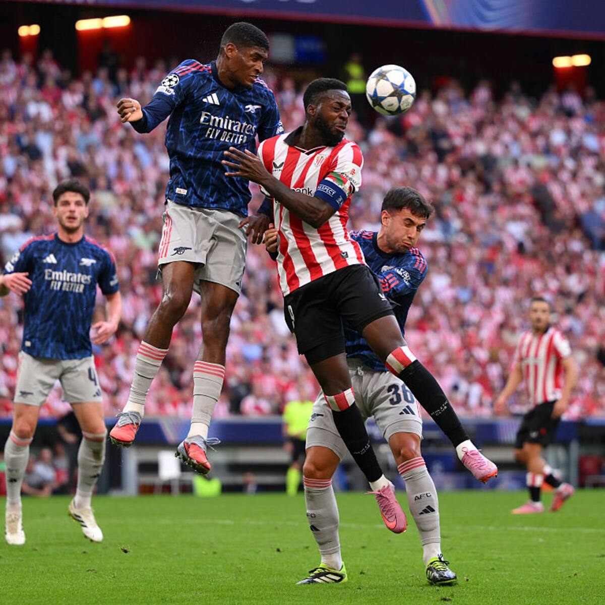 Arsenal debutó con victoria en la Champions 2025-26: venció 2-0 al Athletic de Bilbao