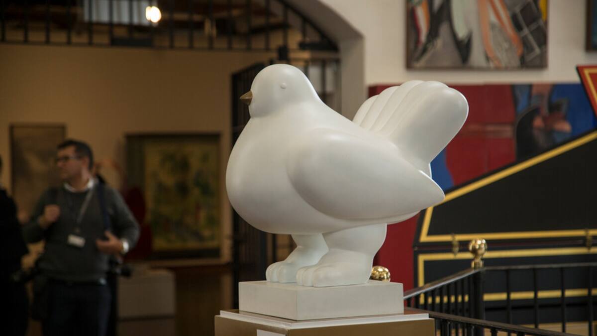 ‘La paloma de la paz’ del maestro Fernando Botero estará en ArtBo 2023