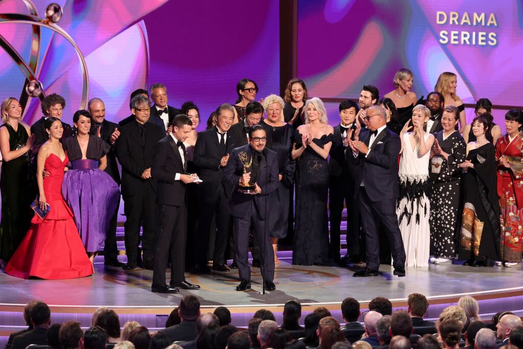 Equipo completo de la serie Shogun. Foto: Christopher Polk/Variety via Getty Images.