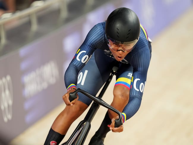 Stefany Cuadrado, campeona mundial juvenil de velocidad en el ciclismo de pista. (Photo by David Davies/PA Images via Getty Images)