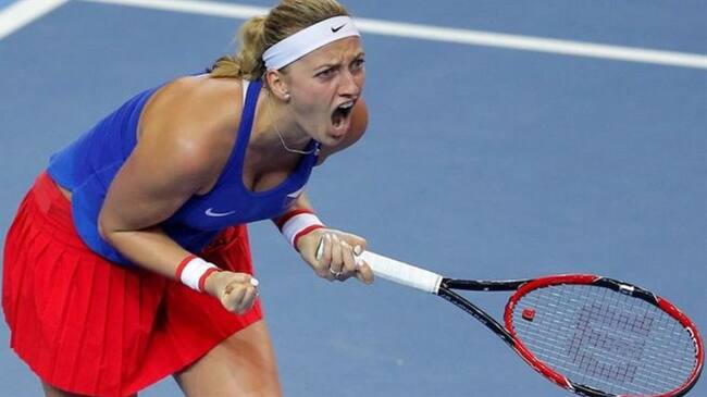 Horas antes del incidente la tenista checa había anunciado que no iba a participar en la Copa Hoffman a comienzos de enero por una lesión en su pie.. Foto: BBC Mundo