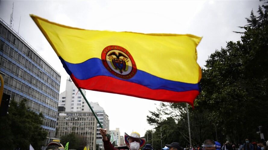 Manifestaciones durante el paro nacional en Colombia. Foto: Colprensa - Sergio Acero