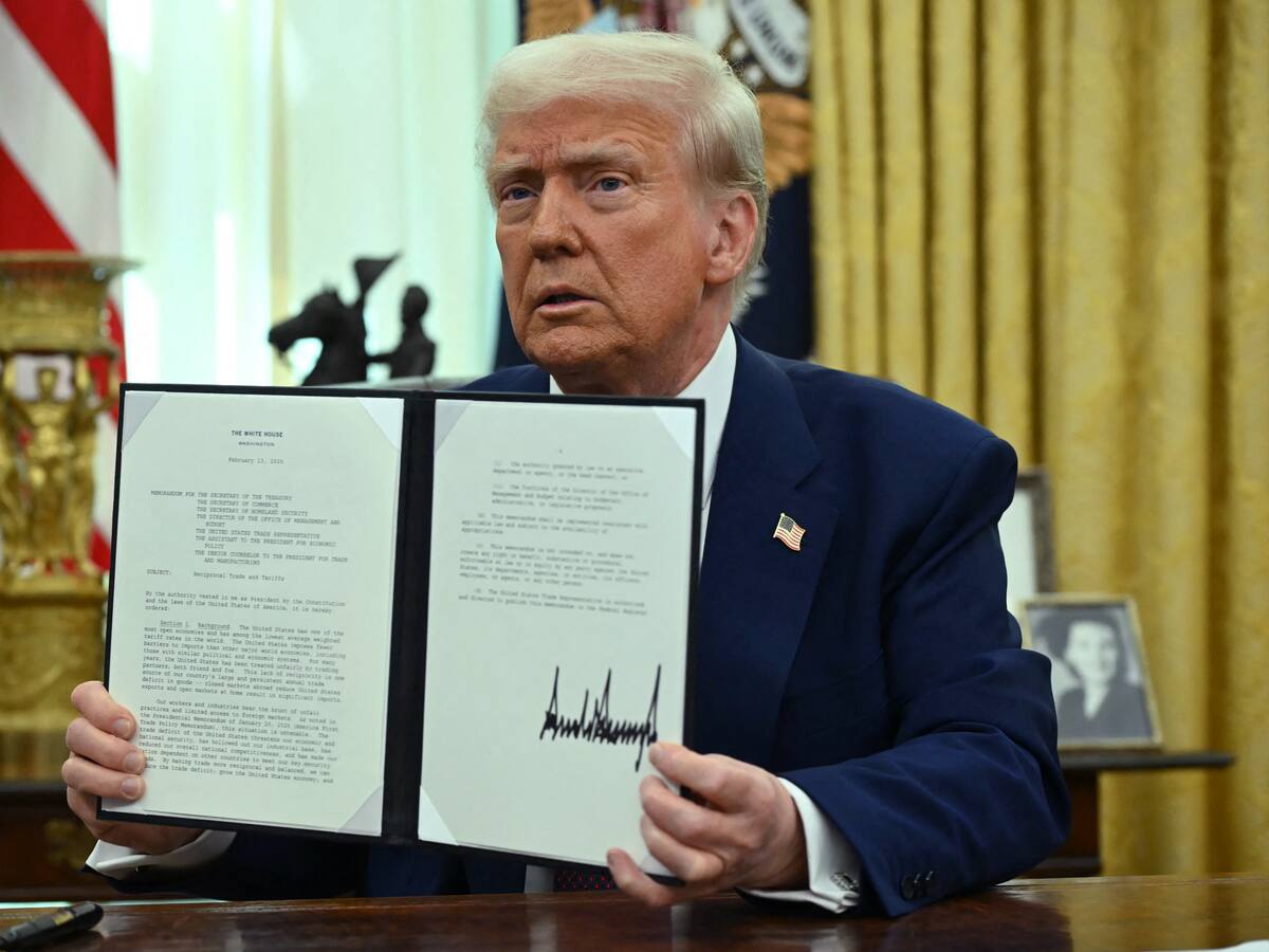 Donald Trump afirmó que será “benévolo” con los aranceles que impondrá en los próximos días