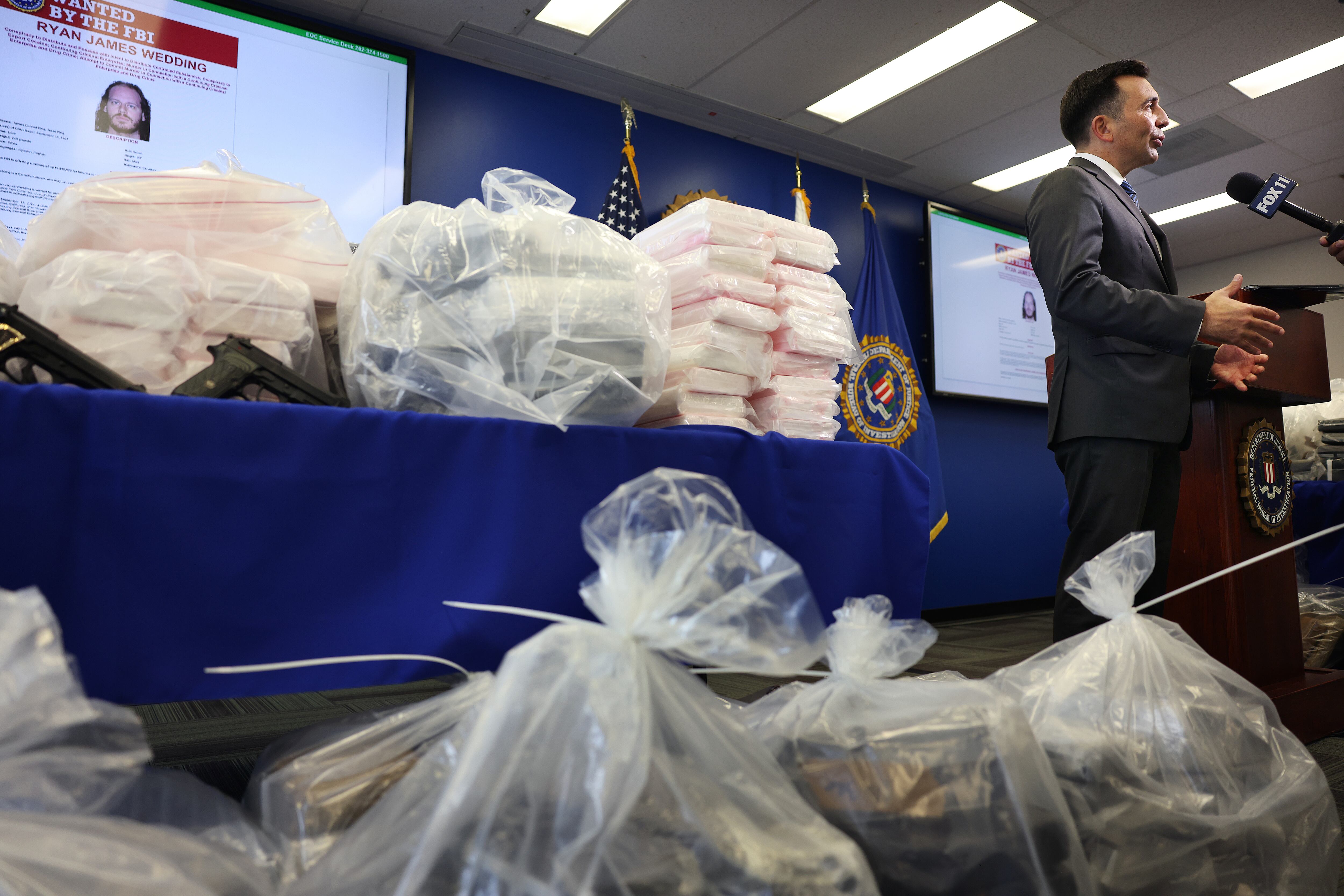 Acusación contra Ryan Wedding. FOTO: Christina House / Los Angeles Times via Getty Images