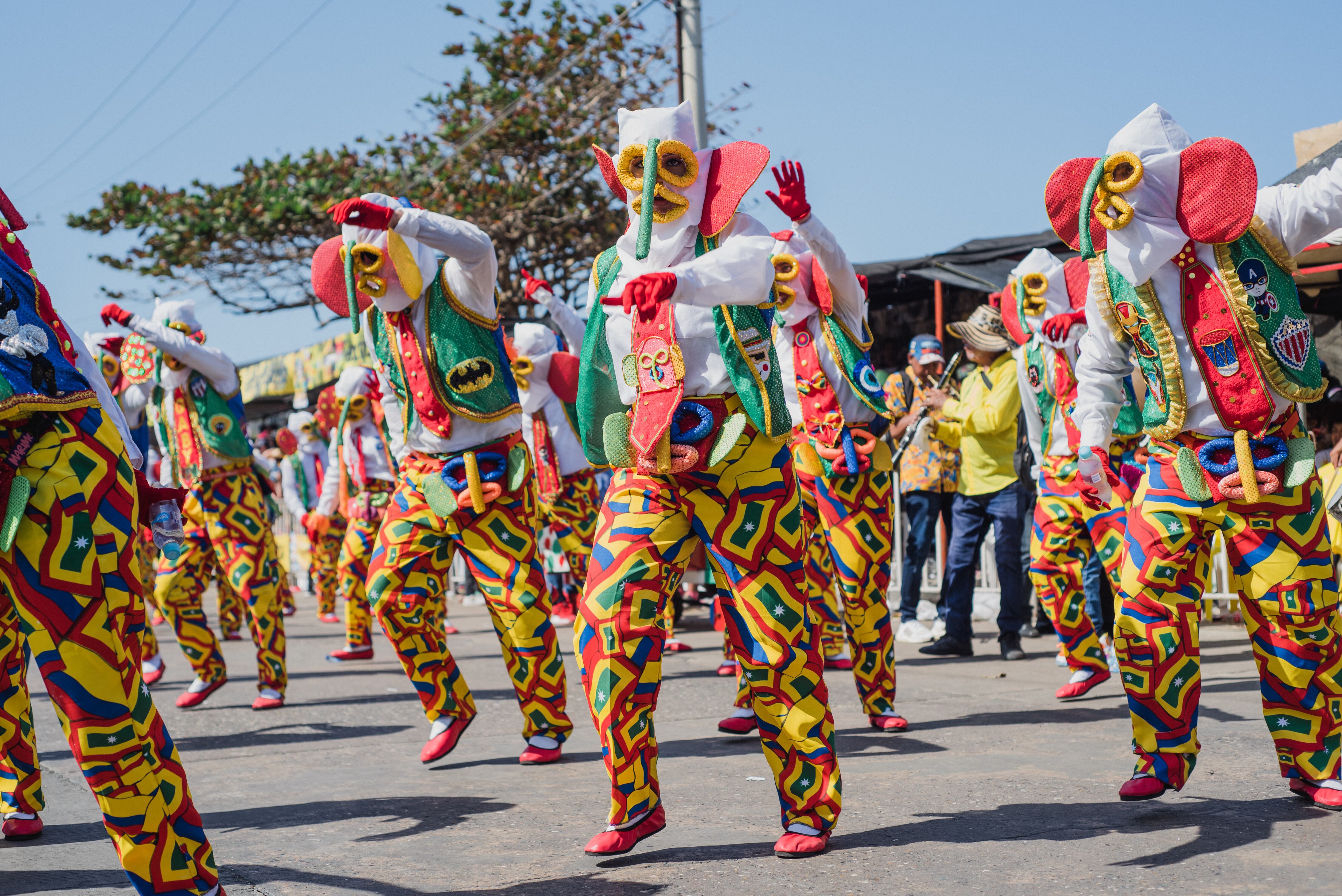 Imagen del carnaval de Barranquilla de febrero de 2023 (Foto vía GettyImages)