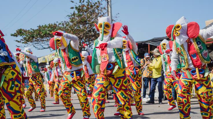 Imagen del carnaval de Barranquilla de febrero de 2023 (Foto vía GettyImages)