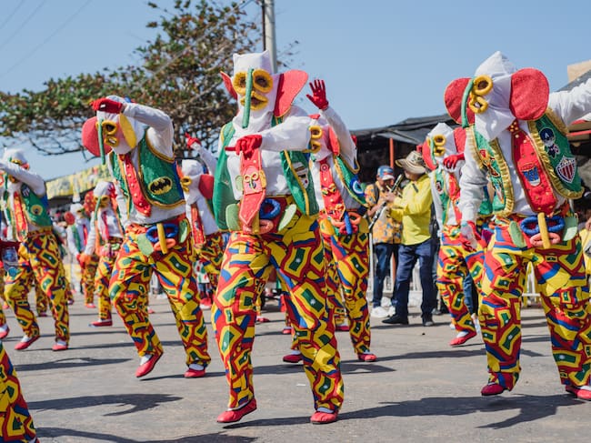 Imagen del carnaval de Barranquilla de febrero de 2023 (Foto vía GettyImages)