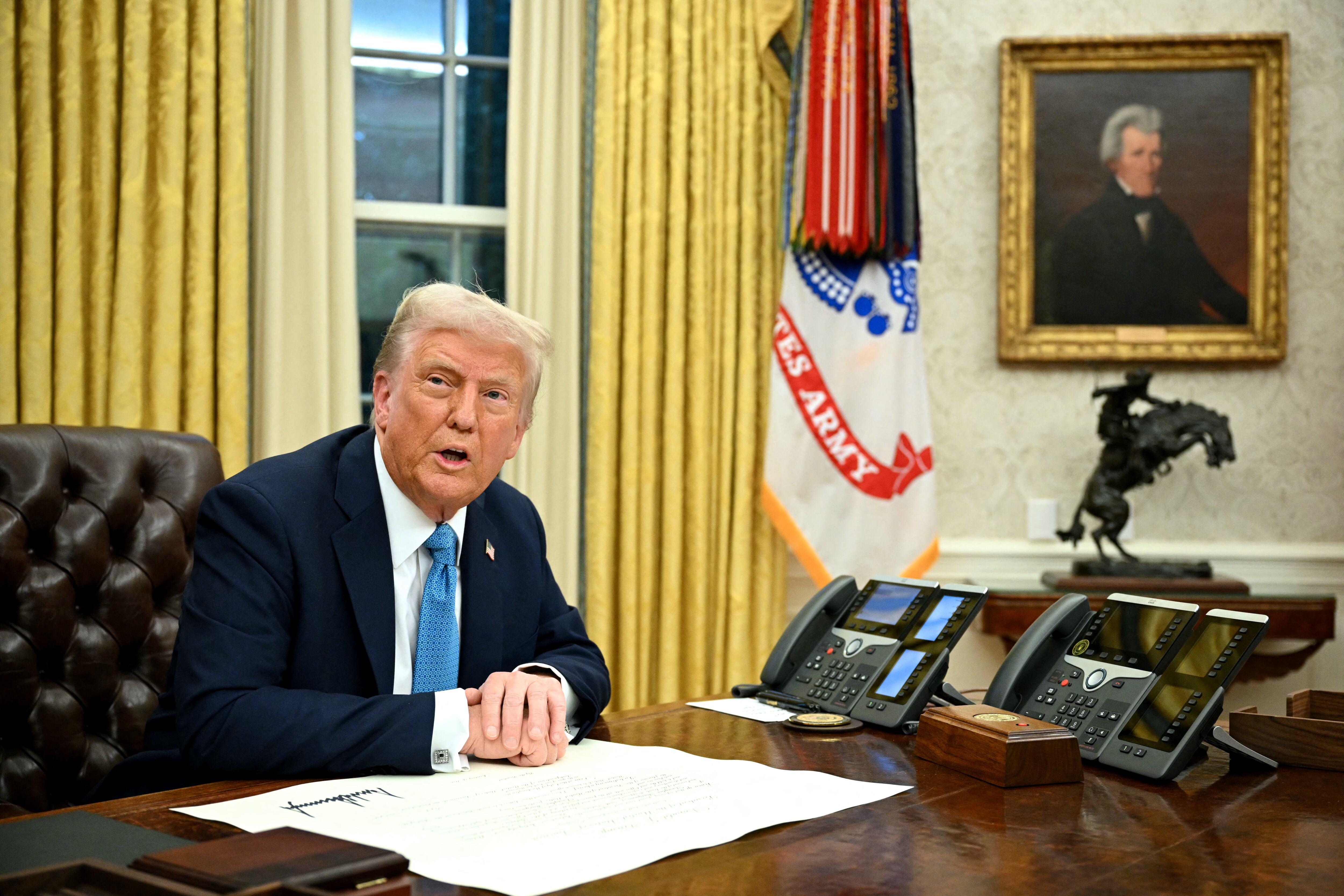 Presidente Donald Trump (Photo by MANDEL NGAN/AFP via Getty Images)
