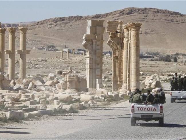 Las ruinas cercanas a Palmira tienen una antigüedad de 2.000 años y una parte de ellas fue destruida por Estado Islámico. Foto: REUTERS, BBC Mundo.