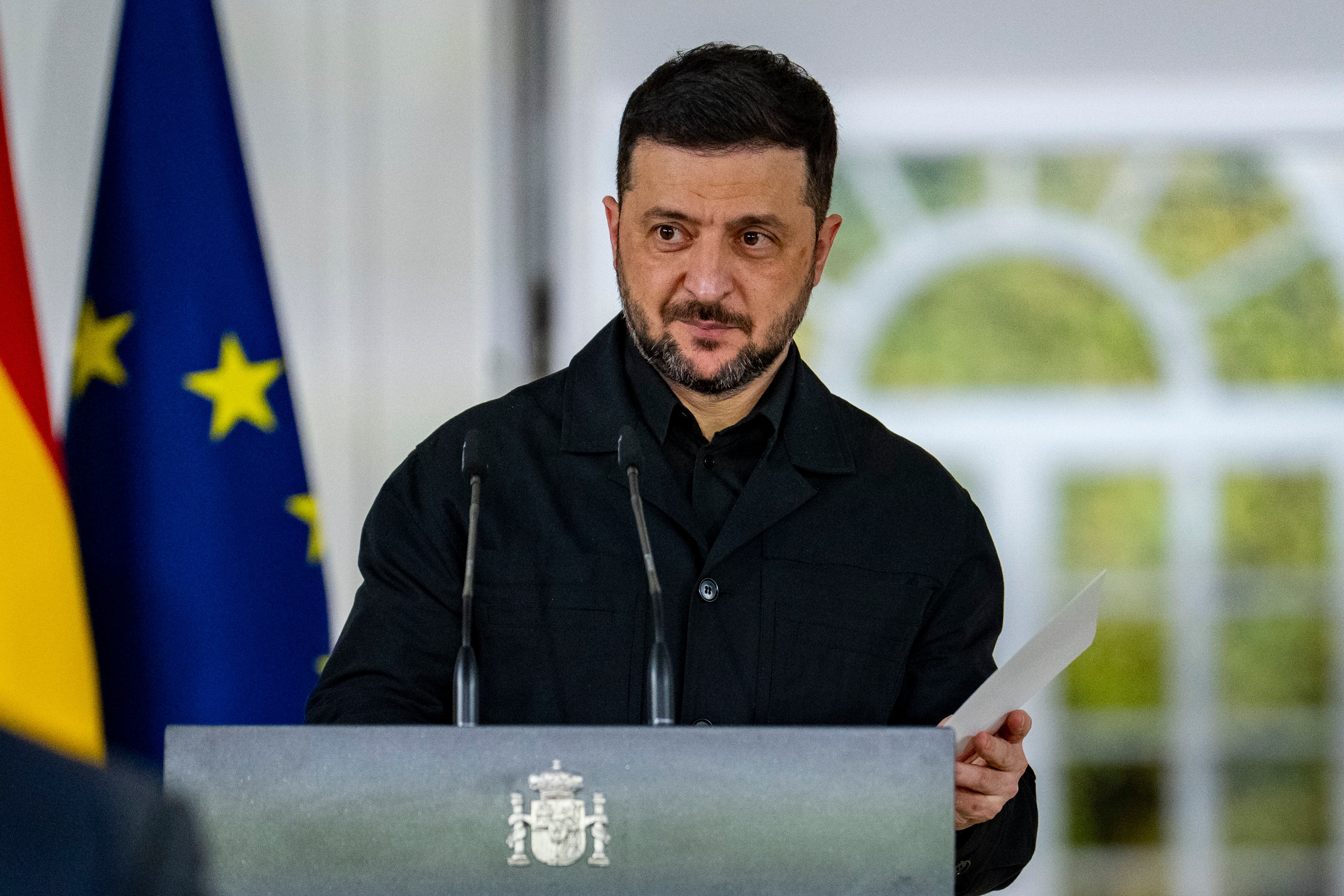 Volodimir Zelenski, presidente de Ucrania Foto: Getty Images