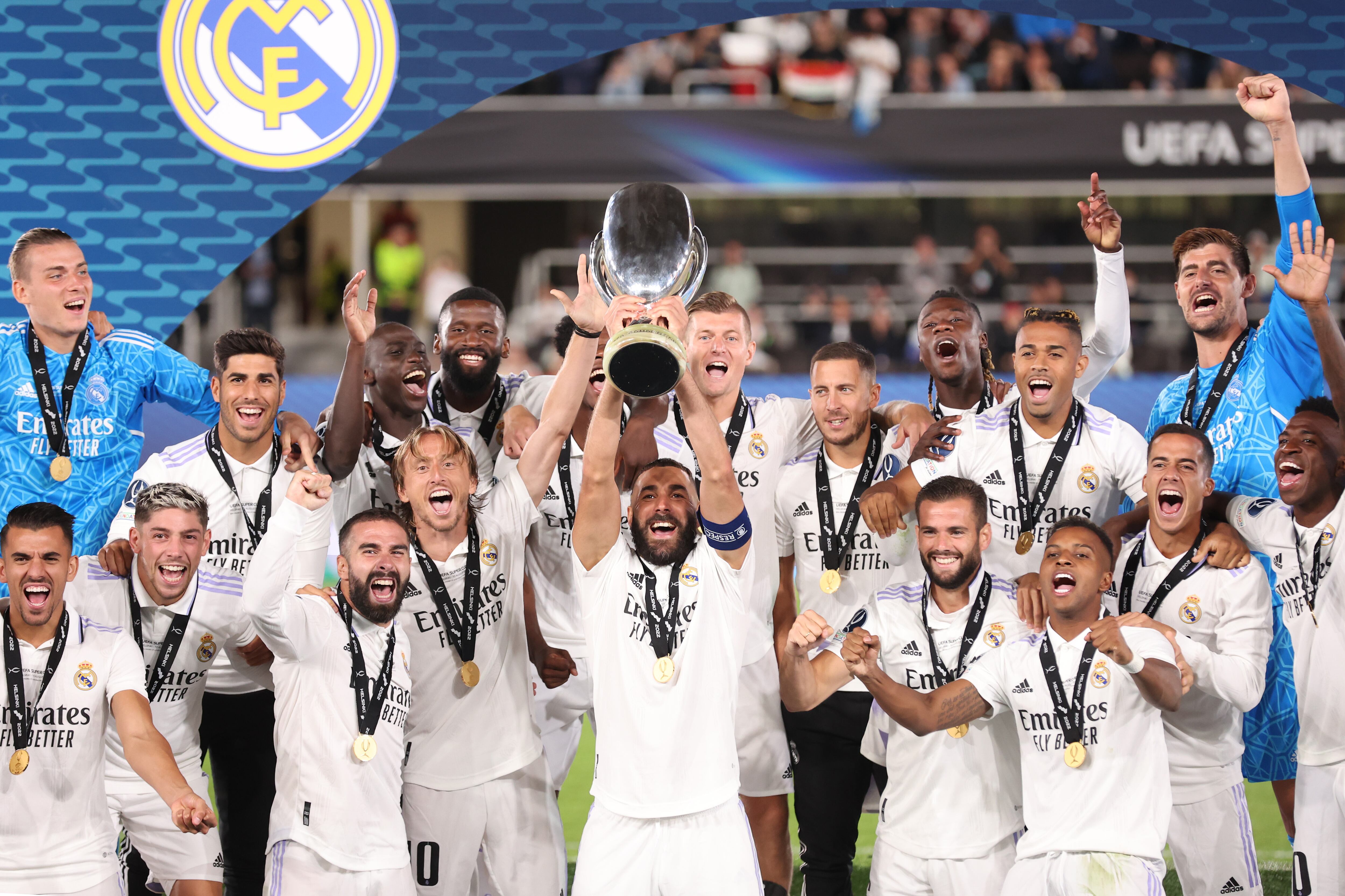 Real Madrid, campeón de la Supercopa de Europa. Foto: Alex Grimm/Getty Images