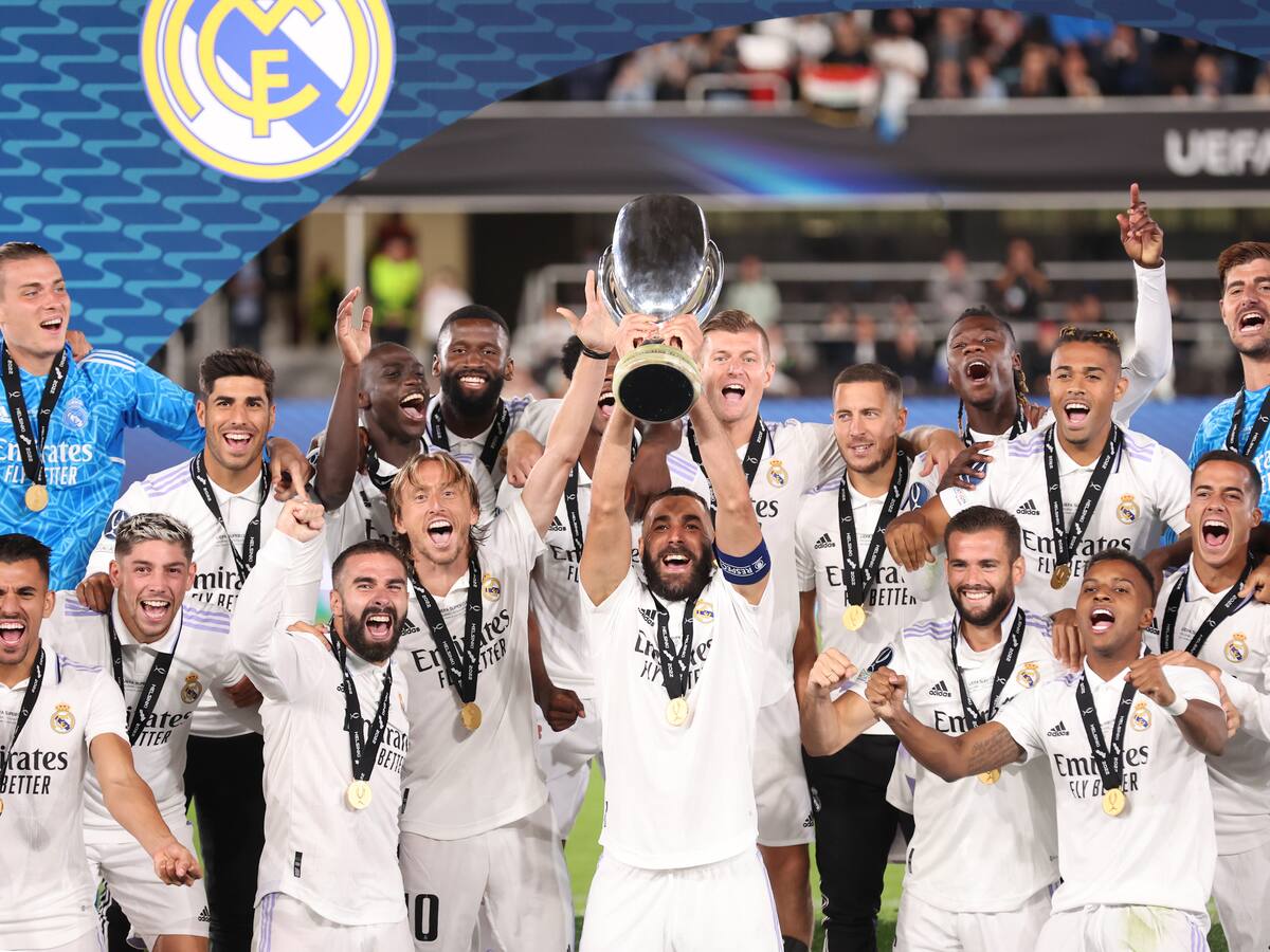 Real Madrid se coronó ‘supercampeón’ de Europa tras ganar 2-0 al Frankfurt
