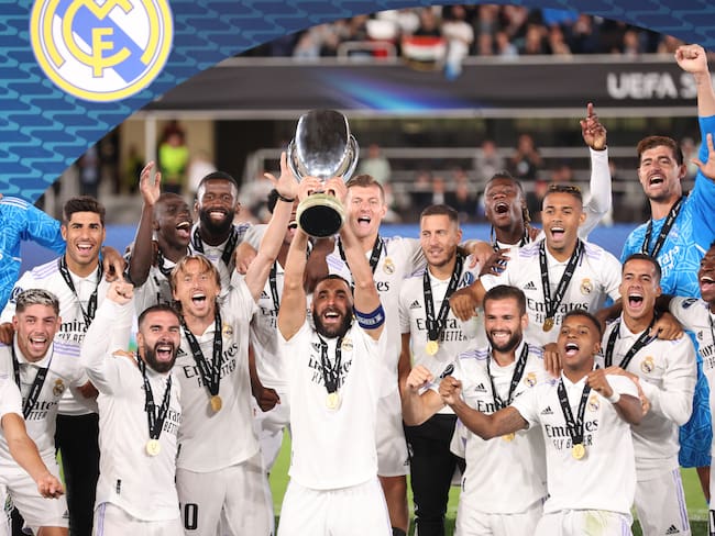 Real Madrid, campeón de la Supercopa de Europa. Foto: Alex Grimm/Getty Images