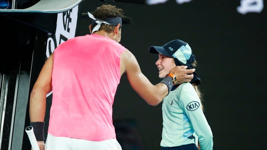 El hecho se presentó en el set definitorio del encuentro entre Rafael Nadal y Federico Delbonis por la segunda ronda del primer Grand Slam del 2020. Foto: Getty Images