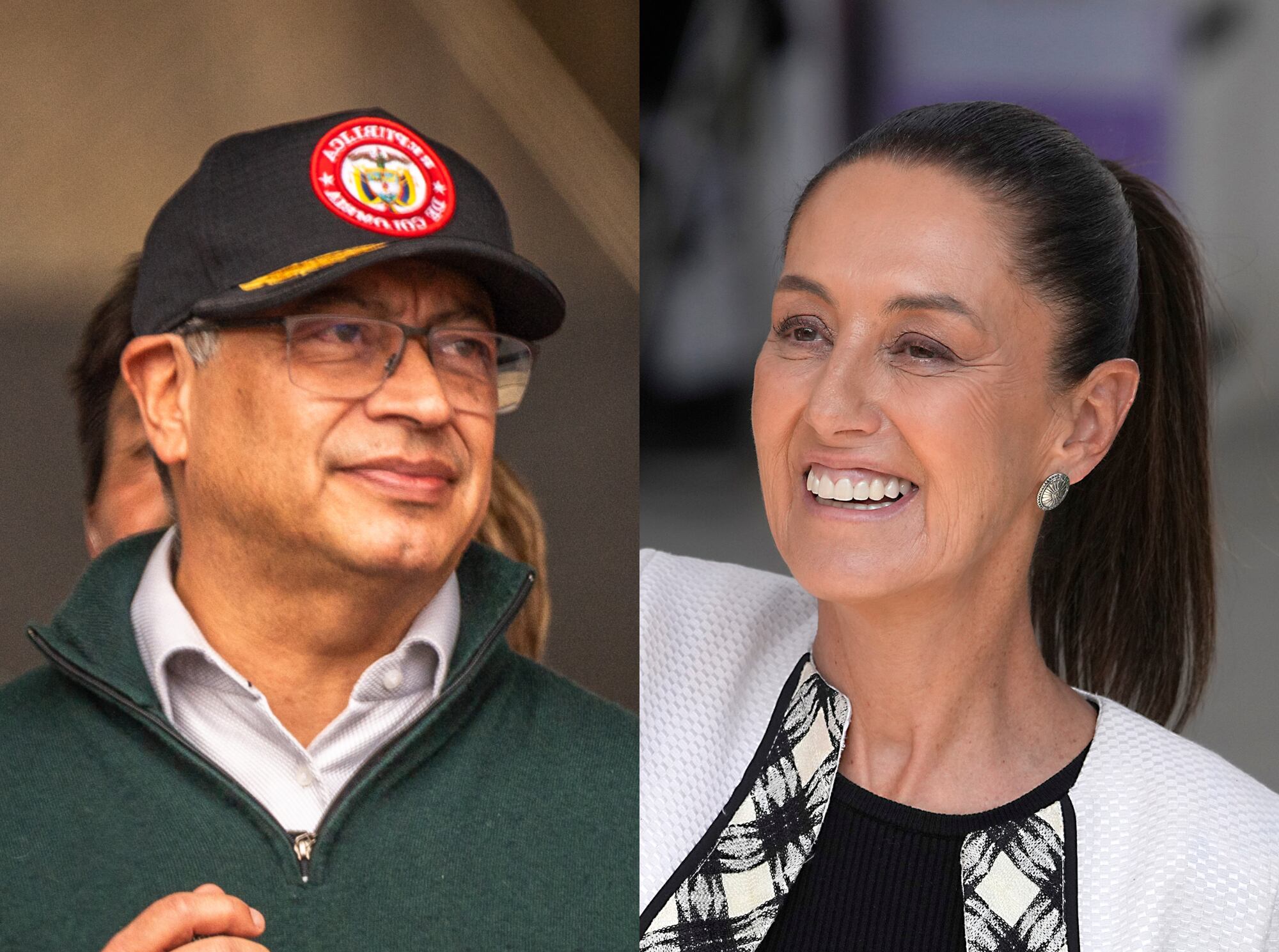 Gustavo Petro y Claudia Sheinbaum | Fotos: GettyImages