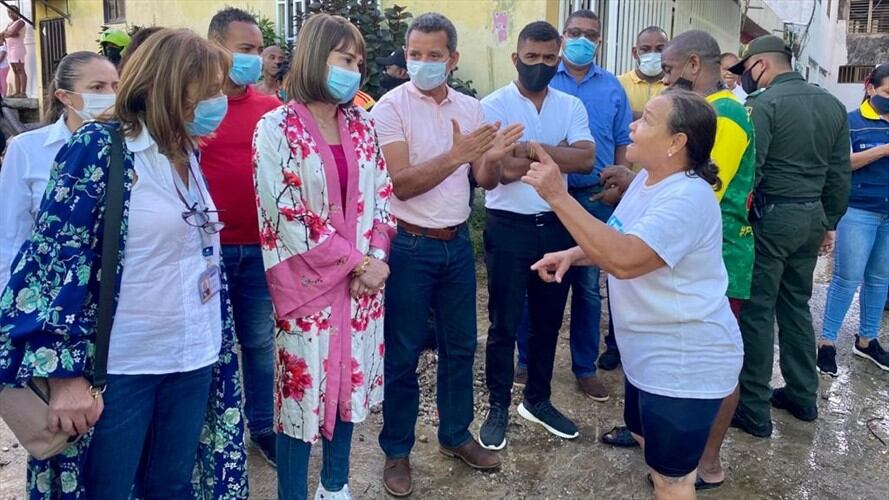 Alicia Arango llegó a San Andrés. Foto: Mininterior