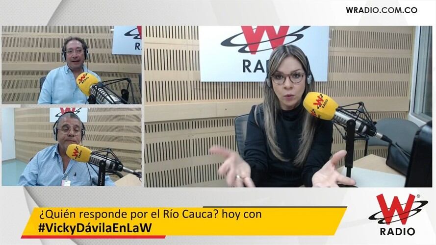 Expertos opinan en La W. Foto: La WCon Vicky Dávila