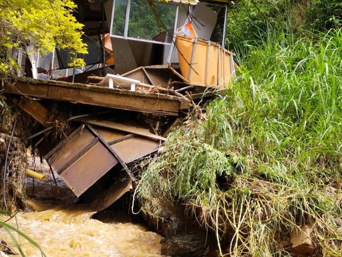 Autoridades evalúan las graves afectaciones por lluvias en Suárez, Cauca