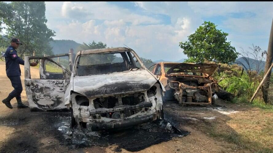 En la reacción de las autoridades, se produjo un cruce de disparos sin saldo de víctimas o heridos. Foto: Cortesía Sucesos Cauca