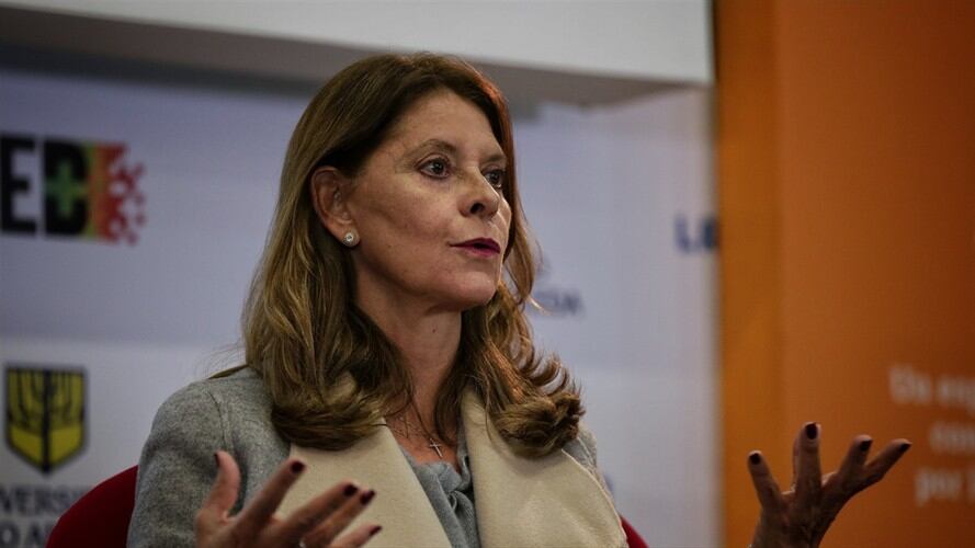 La vicepresidenta Marta Lucía Ramírez aseguró que en este caso hay suficientes pruebas de la comisión del delito con posterioridad a los acuerdos.. Foto: Colprensa