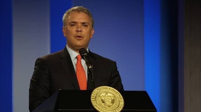 “Nosotros tenemos toda la voluntad de paz pero sí y solo sí liberan a todos los secuestrados y le ponen fin a las actividades criminales”, dijo el presidente Iván Duque al Eln. Foto: Colprensa