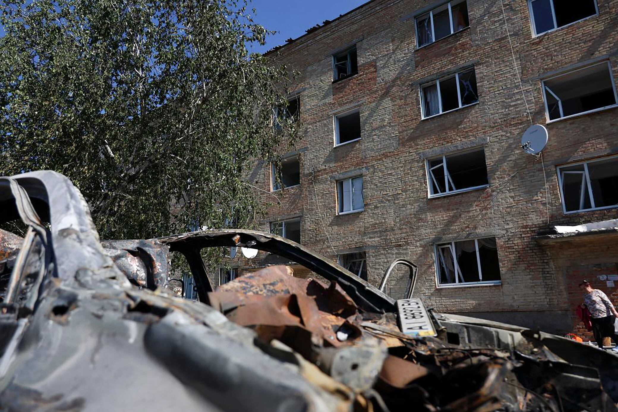 Un muerto y cerca de 30 heridos dejó nuevo ataque ruso con drones contra Ucrania. Foto: (Rusia, Ucrania, Kiev) EFE/EPA/Kyiv Regional 