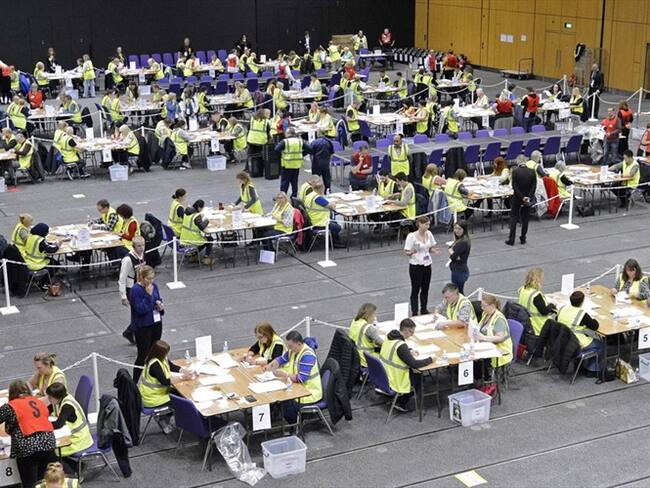 No lograría la mayoría con su tradicional aliado, los socialdemócratas, que caen de los 185 escaños a 147.. Foto: Getty Images