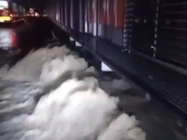 Inundación en Bogotá imagen. Foto: Suministrada.