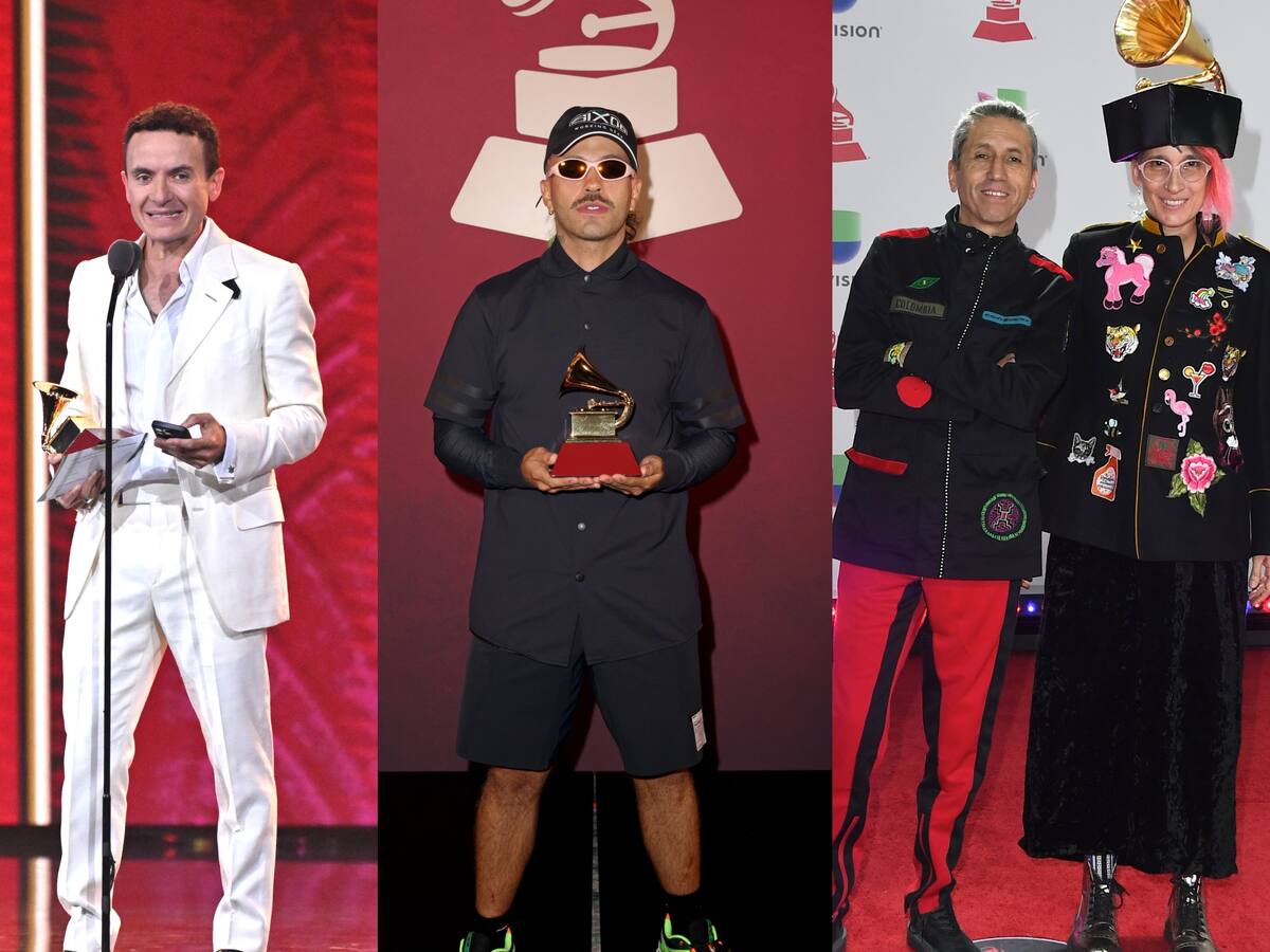 Artistas colombianos ganadores en la premiere de los Latin Grammy 2024