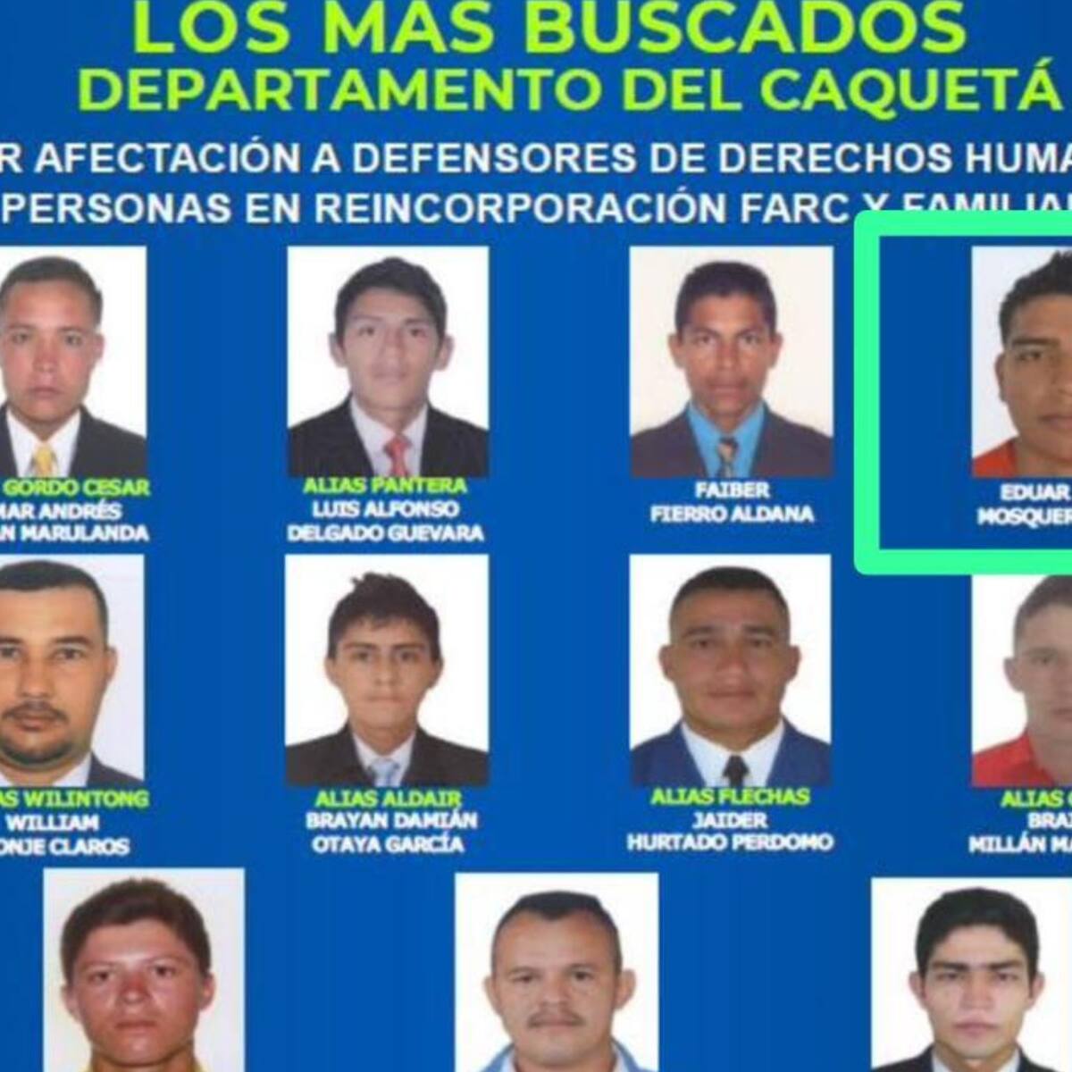 Fuerzas Militares capturan a peligroso lugarteniente de la Segunda Marquetalia en Caquetá