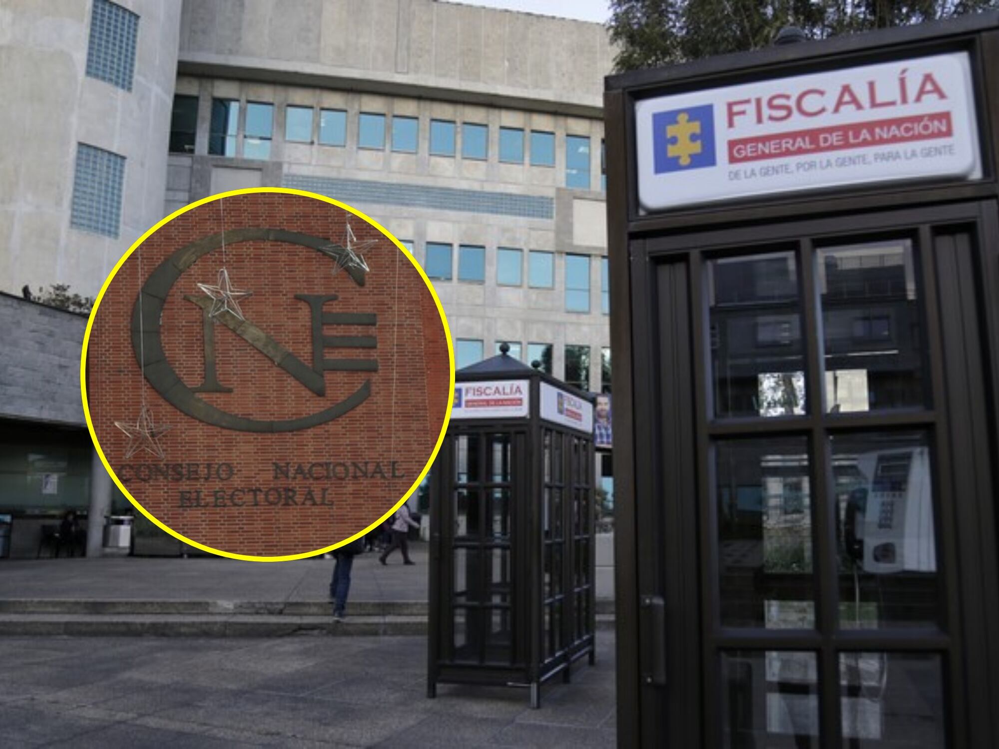 Fiscalía y CNE. Foto: Colprensa